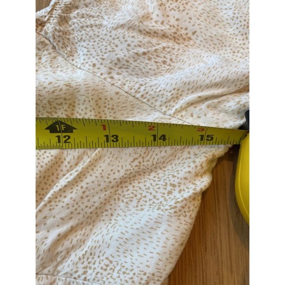 Japna Peasant Blouse Ruched Cream Top Large - Picture 6 of 8